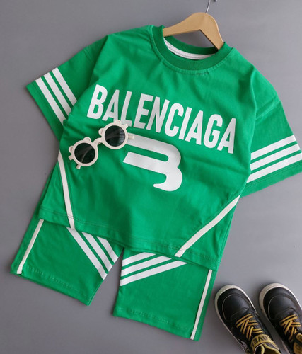 تصویر محصول تیشرت شلوارک پسرانه بچگانه لش طرح BALENCIAGA